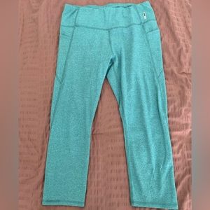 RBX Teal Capri Leggings w/ Pockets